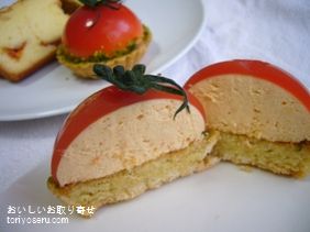 おいしいお取り寄せ トマトそっくりなチーズケーキ 万寿園ルグランのみょうなとまとを食べた感想をリポートします