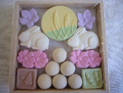 おいしいお取り寄せ あわや惣兵衛のお月見 十五夜の兎のお菓子 お月見うさぎ和三盆をリポートします