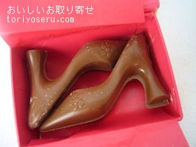シャルボネル エ ウォーカーのミルクチョコレートシューズ おいしいお取り寄せ