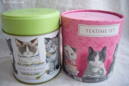 アフタヌーンティの猫缶紅茶、ネコボックス紅茶セット