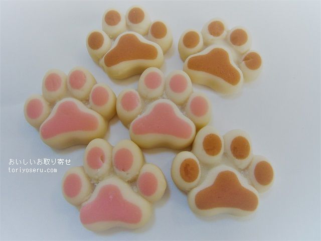 犬の肉球型グミ わんこチョコレート おいしいお取り寄せ