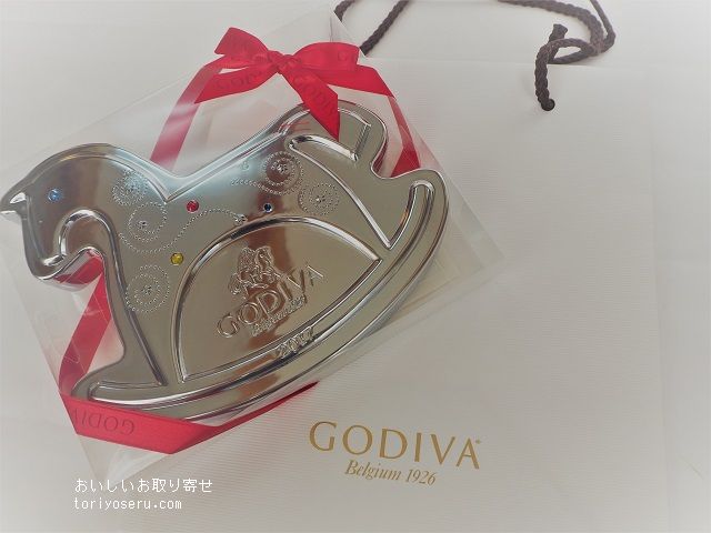 ゴディバGODIVAのクリスマス缶2017