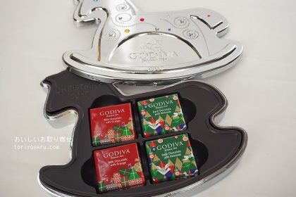 ゴディバGODIVAのクリスマス缶2017