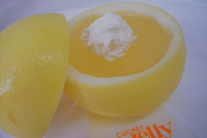 クリケットのグレープフルーツゼリー