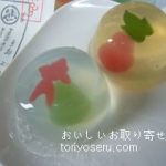 笹屋伊織の金魚と朝顔ゼリー