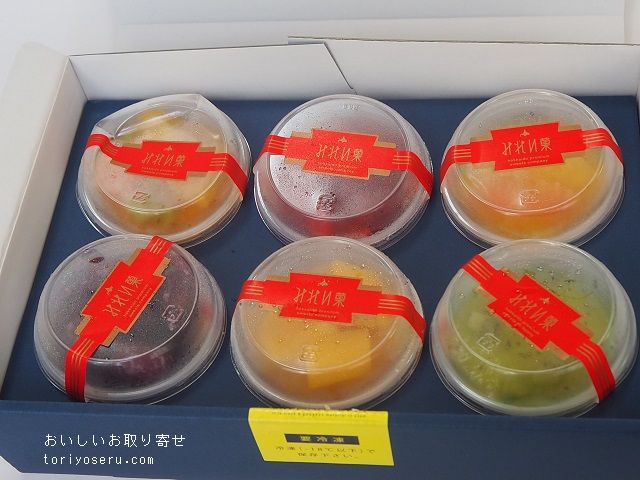 みれい菓の札幌カタラーナ オリジナルフルーツｾﾚｸｼｮﾝ