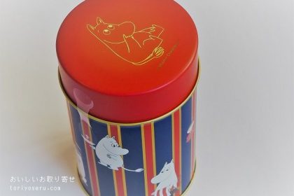 ムーミンのチョコレートクッキー缶