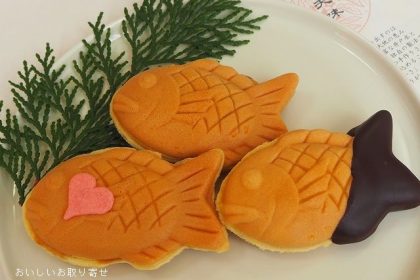 桃林堂の小鯛焼き（バレンタイン）