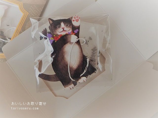 Gongdreen tea bagのねこのティーバッグ