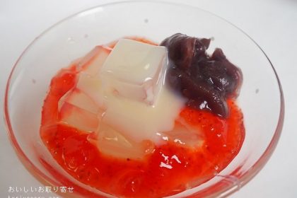 たねやのあんみつ・あんみついちご