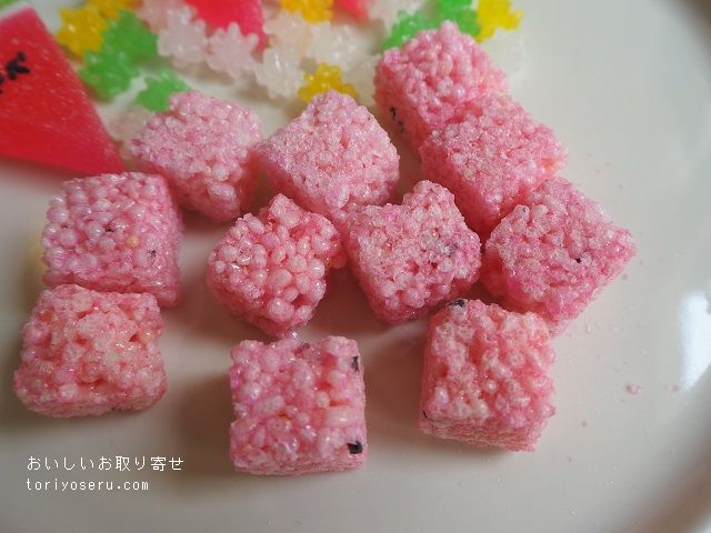 萬年堂のすいかお菓子