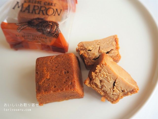 資生堂パーラーの秋のチーズケーキ(マロン)
