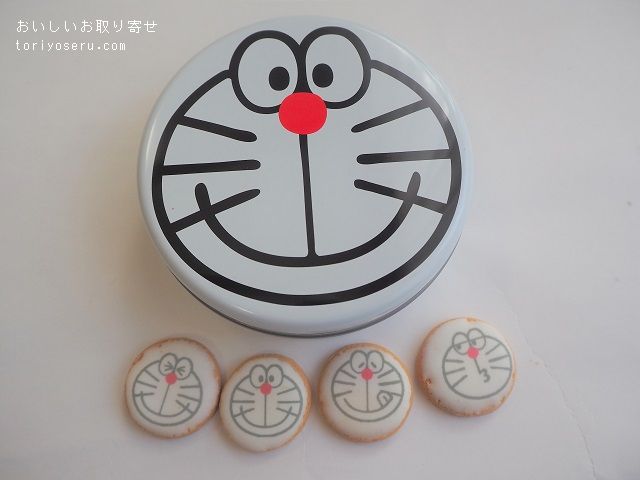 アンファンのi M Doraemon プリントクッキー缶入 おいしいお取り寄せ