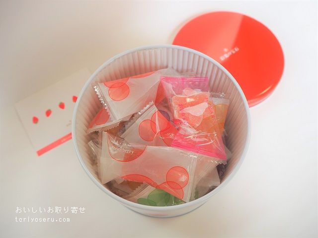 彩果の宝石のいちご缶