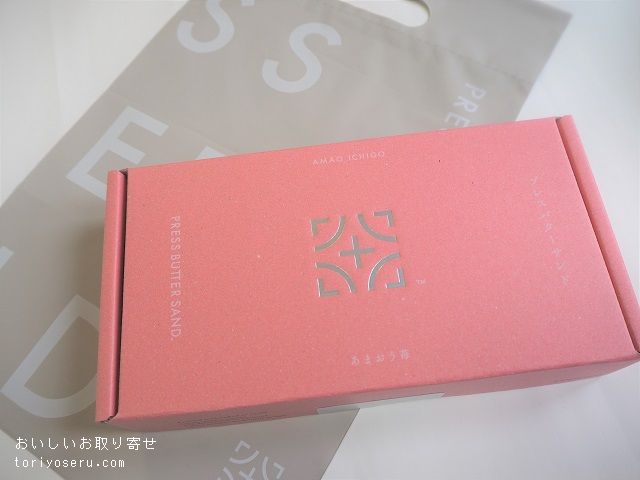バターサンド専門店BUTTER PRESS SANDのバターサンド（あまおう苺）