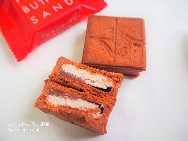 バターサンド専門店BUTTER PRESS SANDのバターサンド（あまおう苺）