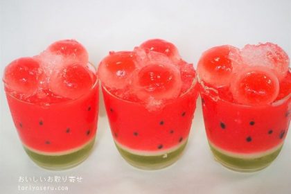 ケーキハウスショータニの粋夏ゼリー（すいか）