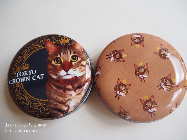 TOKYO CROWN CATのロイヤルミルクティウエハース＆キャンディ缶