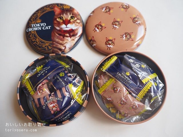 TOKYO CROWN CATのロイヤルミルクティウエハース＆キャンディ缶