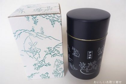 雅柳ほりゑの玉露粉入り宇治煎茶（鳥獣戯画缶）
