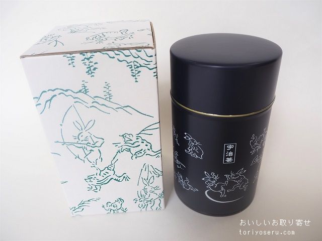 雅柳ほりゑの玉露粉入り宇治煎茶（鳥獣戯画缶）