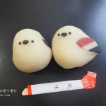 和菓子処小樽　つくし牧田のシマエナガの練り切り