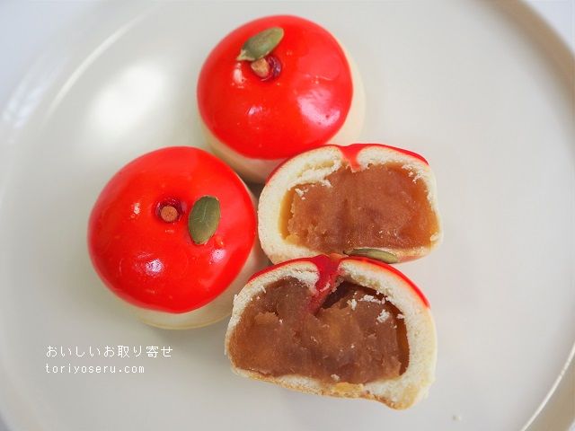 京菓子 鼓月の紅りんご