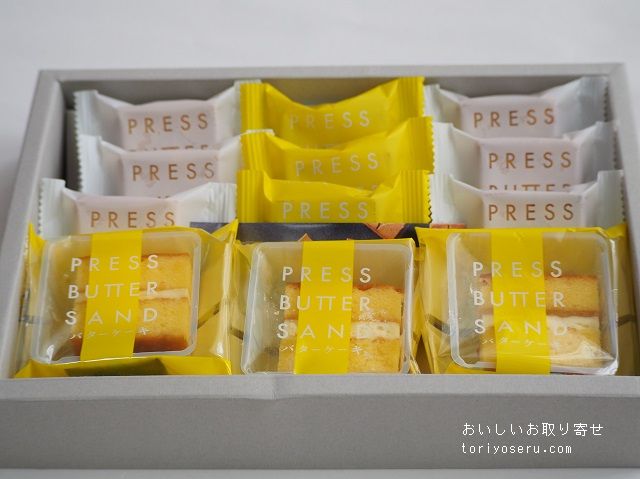 PRESS BUTTER SANDのバターケーキ詰め合わせ