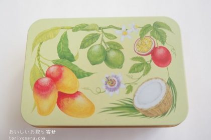 ポモロジーのトロピカル缶