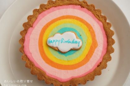 JINJURのレインボーチーズケーキ