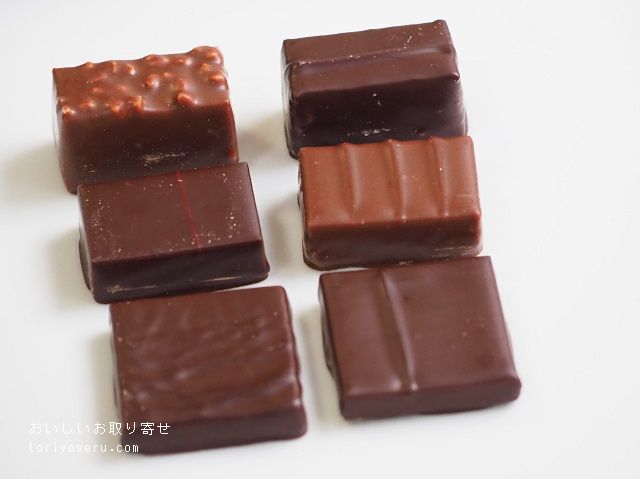 取り寄せたのはチョコレート6個入り。