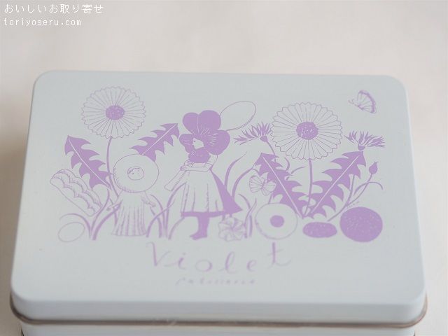 Violetのスミレさんのクッキー（缶）