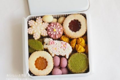 銀雪の里　クッキー缶「ひつじ」
