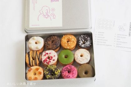 koe donutsコエドーナツのクッキー缶