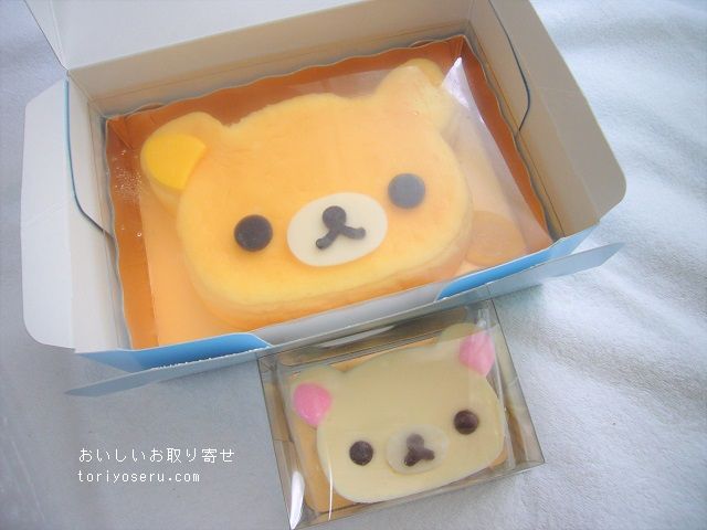 菓子工房こいずみのリラックマチーズケーキ