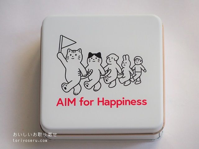 AIM医学研究支援 　チャリティー缶入り紅茶フェリシモ猫部