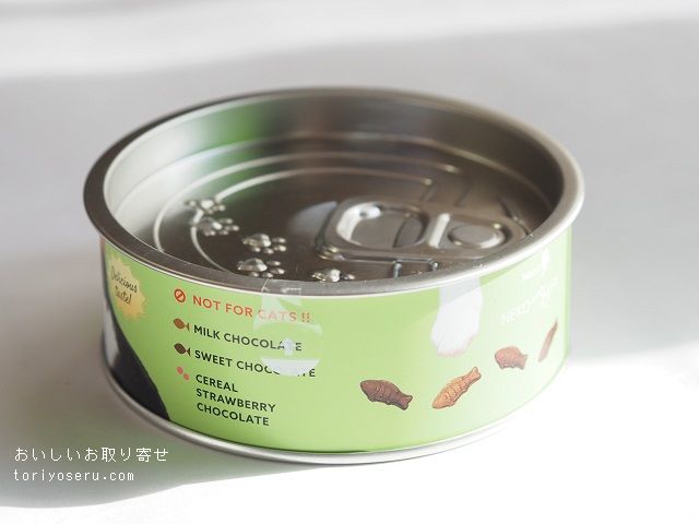 メリーチョコレートの猫缶
