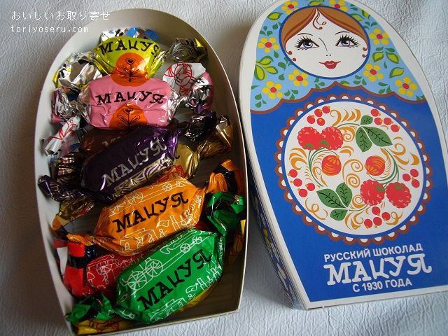 ロシアチョコレート専門店マツヤのロシアチョコレート