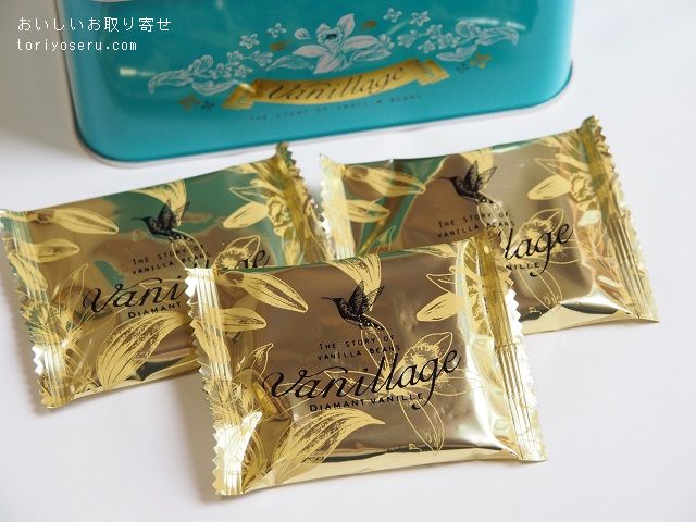 Vanillageのクッキー缶（Diamant vanille）