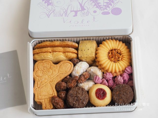 Violetのスミレさんのクッキー(缶)