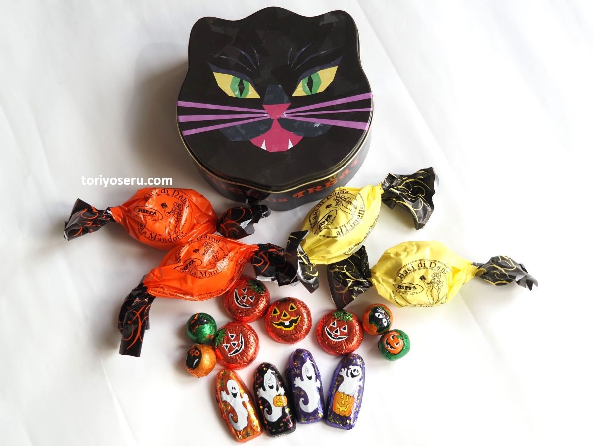DEAN＆DELUCAのモンスターチョコレート缶ブラックキャット（ハロウィン限定）