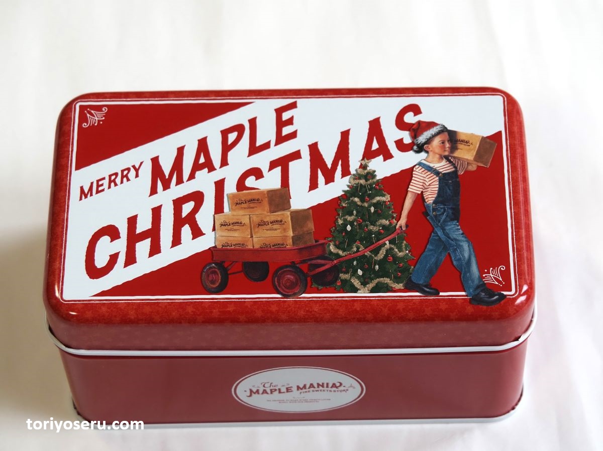 MAPLE MANIAメープルマニアのクリスマス缶2024