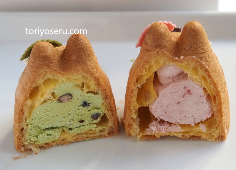 白髭シュークリーム工房のトトロのシュークリーム