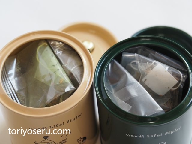 可愛いお茶缶ギフト。チャボさんのお茶・かわいいCHAKANギフトセット