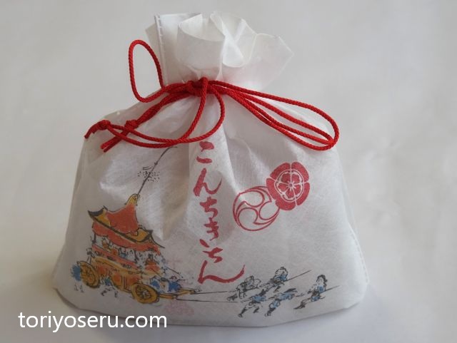 鶴屋吉信のこんちきちん（祇園祭のお菓子）つばらつばら