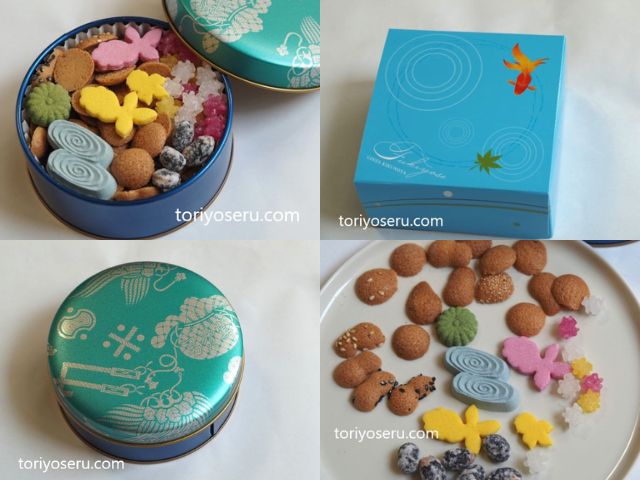 夏の贈り物に最適。涼しげな金魚が泳ぐ金魚モチーフのお菓子。銀座 菊廼舎の冨貴寄(ふきよせ) 金魚缶