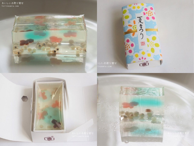 夏の贈り物に最適。涼しげな金魚が泳ぐ金魚モチーフのお菓子。亀屋良長の夏まつり