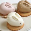うさぎスイーツ。ウサギの形をした生チーズムースケーキ。OIMO＆MOTCHのうさもっち６個入り