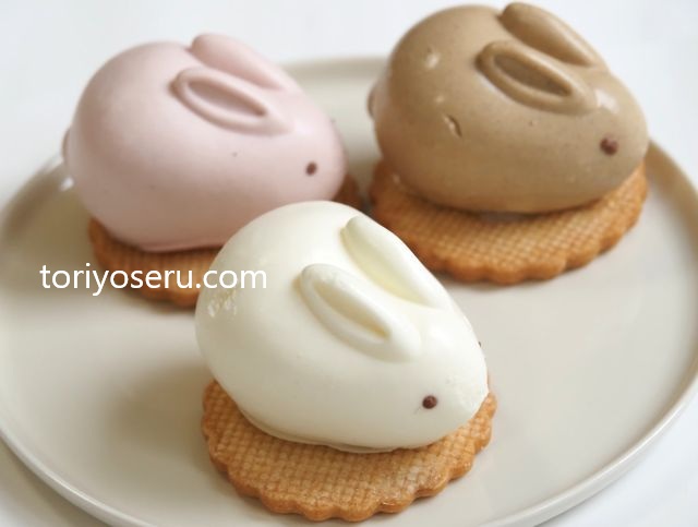 うさぎスイーツ。ウサギの形をした生チーズムースケーキ。OIMO＆MOTCHのうさもっち６個入り