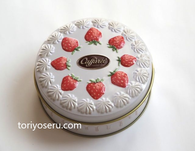 カファレルチョコレートのケーキ缶